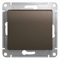 Выключатель с/у GLOSSA 1кл шоколад IP20 механизм 10АХ 250В SchE          