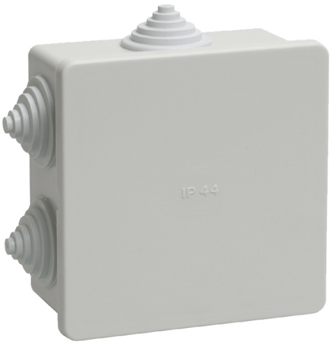 Коробка распаячная для о/п  85х85х40мм (6 гермовводов) IP44 ИЭК                                        