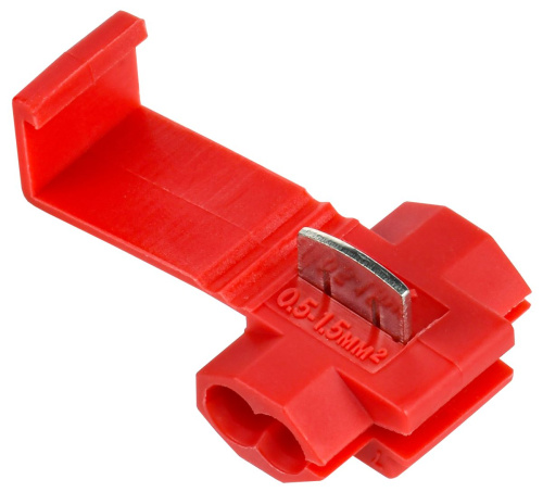 Зажим соединительный ЗПО-1 (сеч/пр. 0,5-1,5мм2) красный ИЭК (упак-100шт)                                        