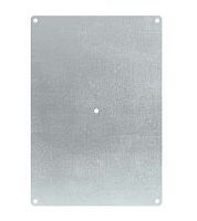 Монтажная панель для цельного навесного шкафа из фибергласа, металл, 400х300 (ВхШ) мм          