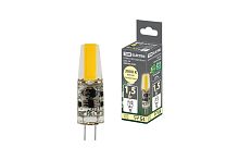 Лампа светодиодная G4-1,5 Вт-AC/DC 12 В-3000 К, COB, 9,5х36 мм ТДМ          
