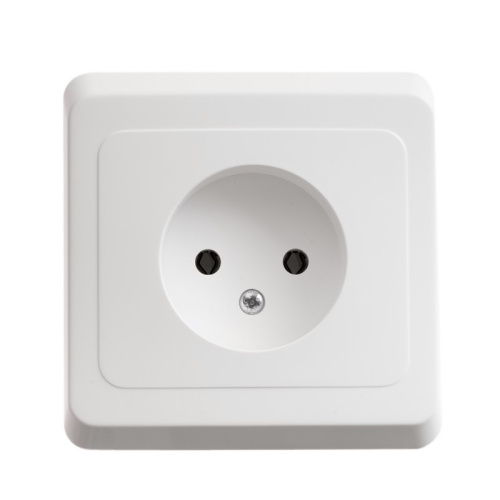 Розетка с/у Этюд 1м б/з белый IP20 16А (упак-20шт) SchE                                         фото 2                    