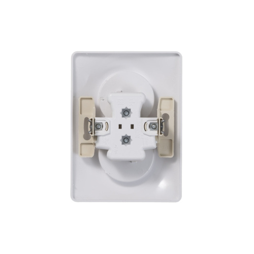 Розетка с/у GLOSSA 2м б/з белый IP20 в сборе 16А (упак-15шт) SchE                                         фото 3                    