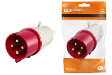 Вилка 024 3Р+РЕ 32А 380В IP44 ТДМ          