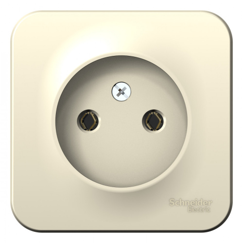 Розетка о/у Бланка 1м б/з молочный IP20 16А изол.пл. (упак-18 шт) SchE                                        