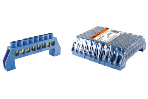 Шина N нулевая с изолятором 8х12мм 8 групп ТДМ                                        