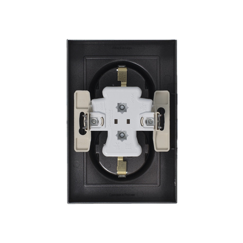 Розетка с/у AtlasDesign 2м с/з мокко IP20 в сборе 16А (упак-6шт) SchE                                         фото 5                    